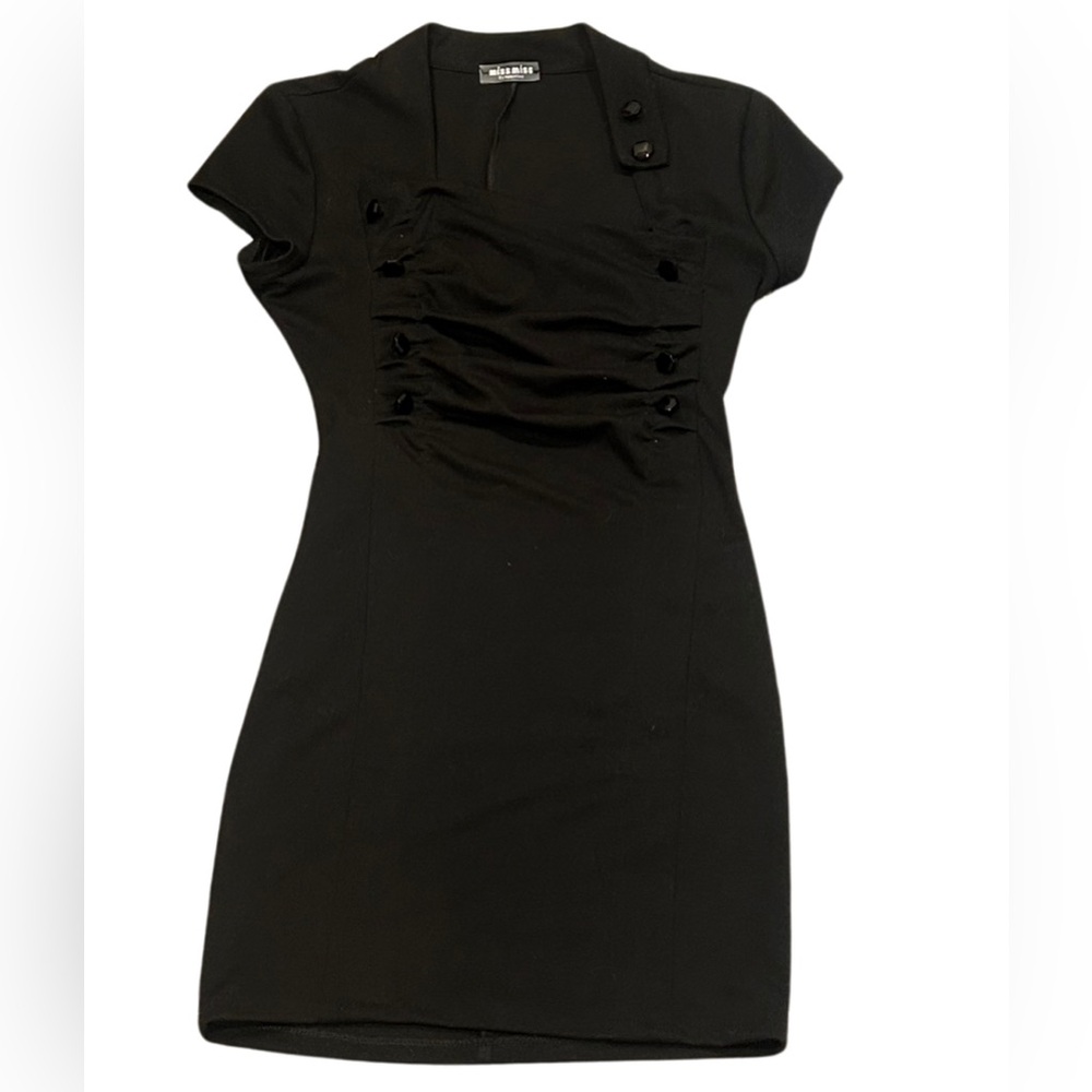 Miss Miss By Valentina Italian Cap Sleeve Little Black Dress | Fits Like a Small